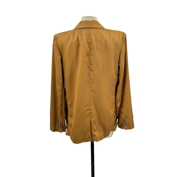 J. Crew Alfie Blazer Jacket in Gramercy Twill Camel Lyocell SIze 10 - Picture 9 of 15